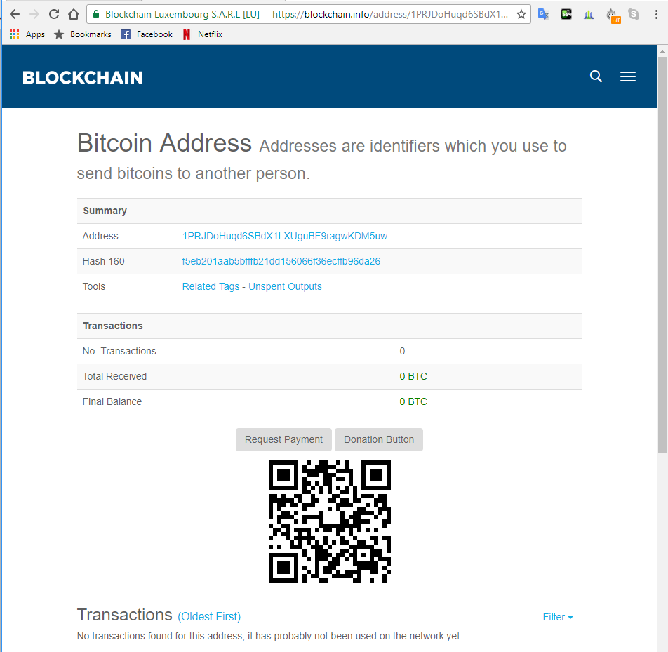 Blockchain balance check - balanve of address